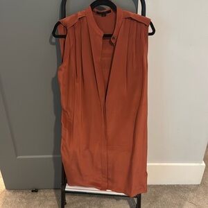 AllSaints Burnt Orange Dress